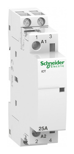 Модульный контактор Schneider Electric iCT 2P 25А 230/24В AC