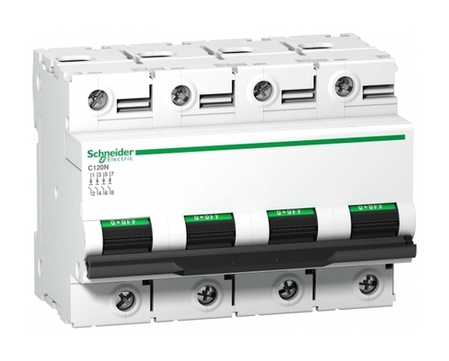 Автоматический выключатель Schneider Electric Acti9 4P 80А (C) 10кА