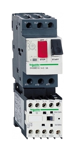 Пускатель Schneider Electric TeSys GV2ME 10А, 4кВт 400/220В