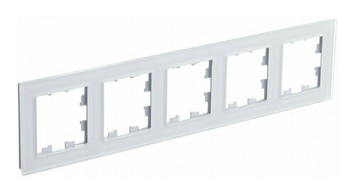 Рамка 5 постов Systeme Electric ATLASDESIGN NATURE, белый, (пластик)
