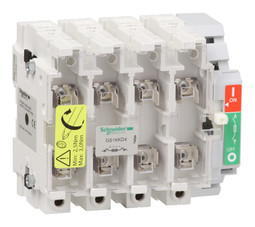 Рубильник с предохранителем TeSys GS 125А 4P, 00