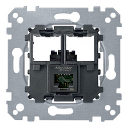Механизм розетки 1xRJ45 Cat.5 коллекции Merten